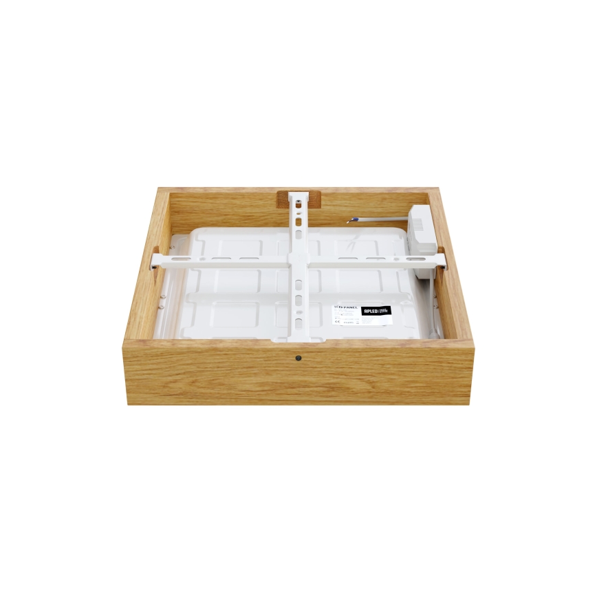 APLED - Plafón LED QUADRA LED/24W/230V roble
