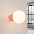 Aplique de baño HALO 1xG9/8W/230V diá. 12 cm IP44 rosa