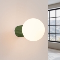 Aplique de baño HALO 1xG9/8W/230V diá. 12 cm IP44 verde