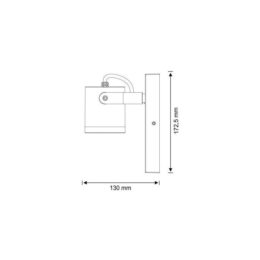 Aplique de exterior PINO 1xGU10/10W/230V IP44