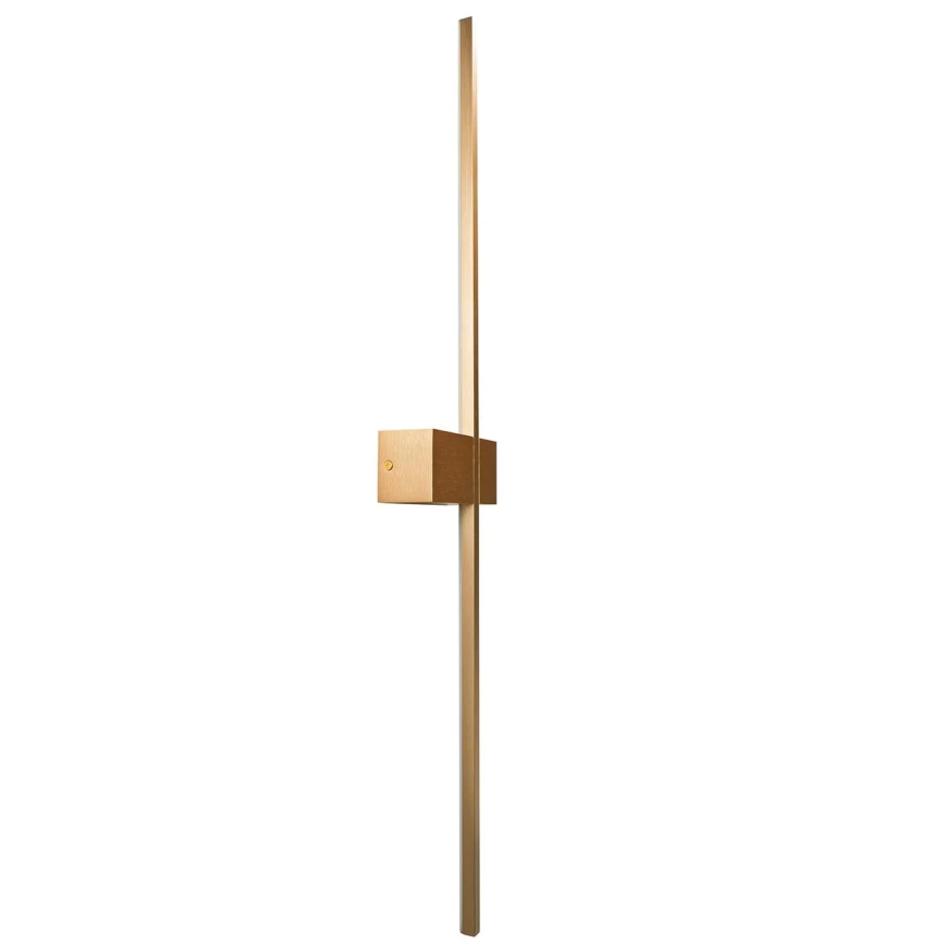 Aplique de pared AISHA LED/12W/230V 4000K 80 cm dorado