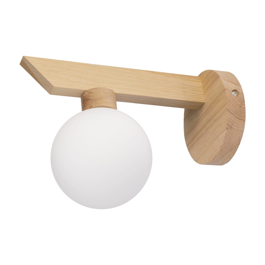 Aplique de pared ANTONIO 1xG9/5W/230V roble/blanco