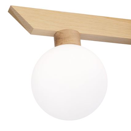 Aplique de pared ANTONIO 1xG9/5W/230V roble/blanco