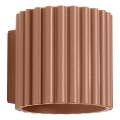Aplique de pared AURA 1xG9/10W/230V marrón