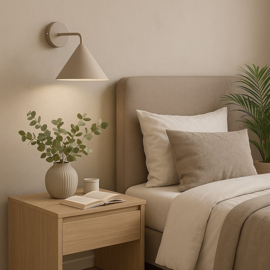 Aplique de pared CAPITAL 1xGX53/15W/230V beige