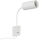 Aplique de pared con USB PUNTO 1xGU10/9W/230V blanco