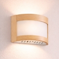 Aplique de pared ELODIE 1xE27/60W/230V haya