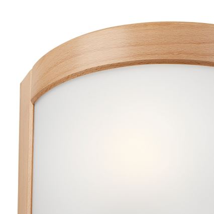 Aplique de pared ELODIE 1xE27/60W/230V haya