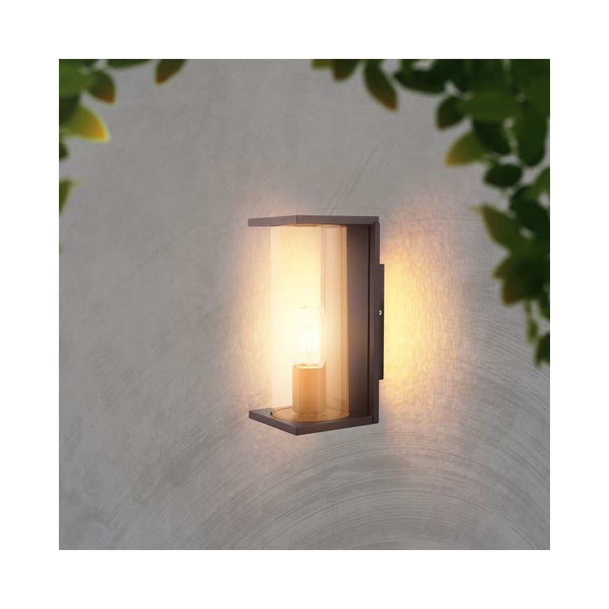 Aplique de pared exterior 1xE27/60W/230V IP44 negro