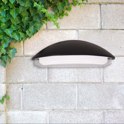 Aplique de pared exterior ALABAMA LED/12W/230V IP54 negro