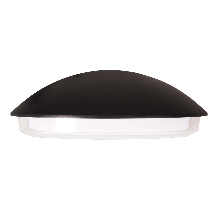 Aplique de pared exterior ALABAMA LED/12W/230V IP54 negro