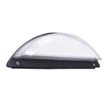Aplique de pared exterior ALABAMA LED/12W/230V IP54 negro