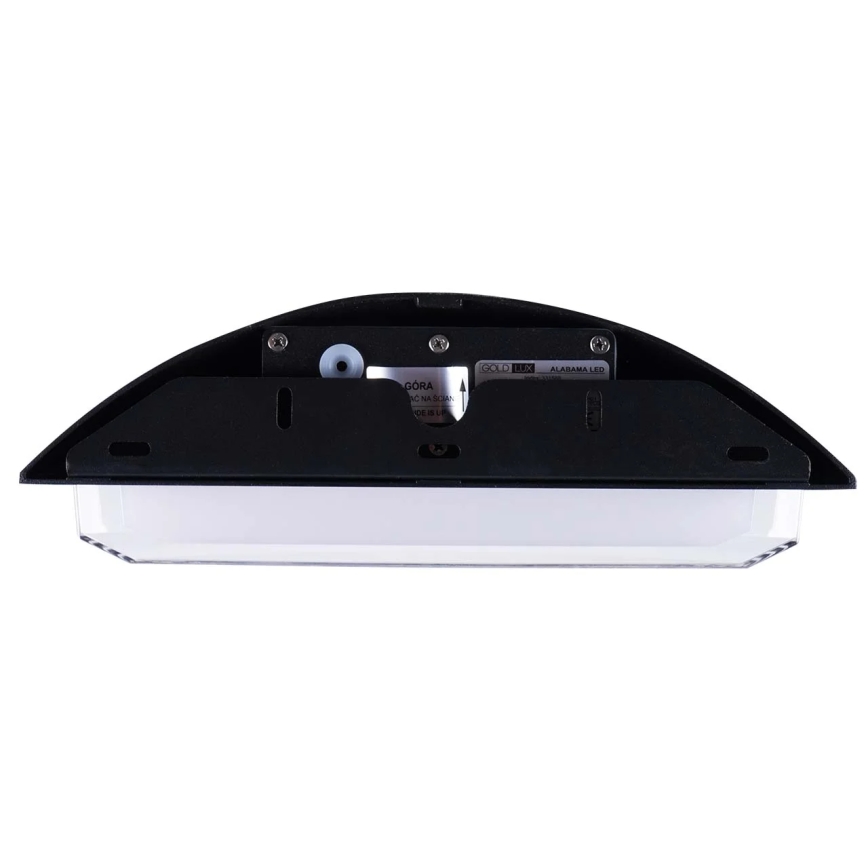 Aplique de pared exterior ALABAMA LED/12W/230V IP54 negro