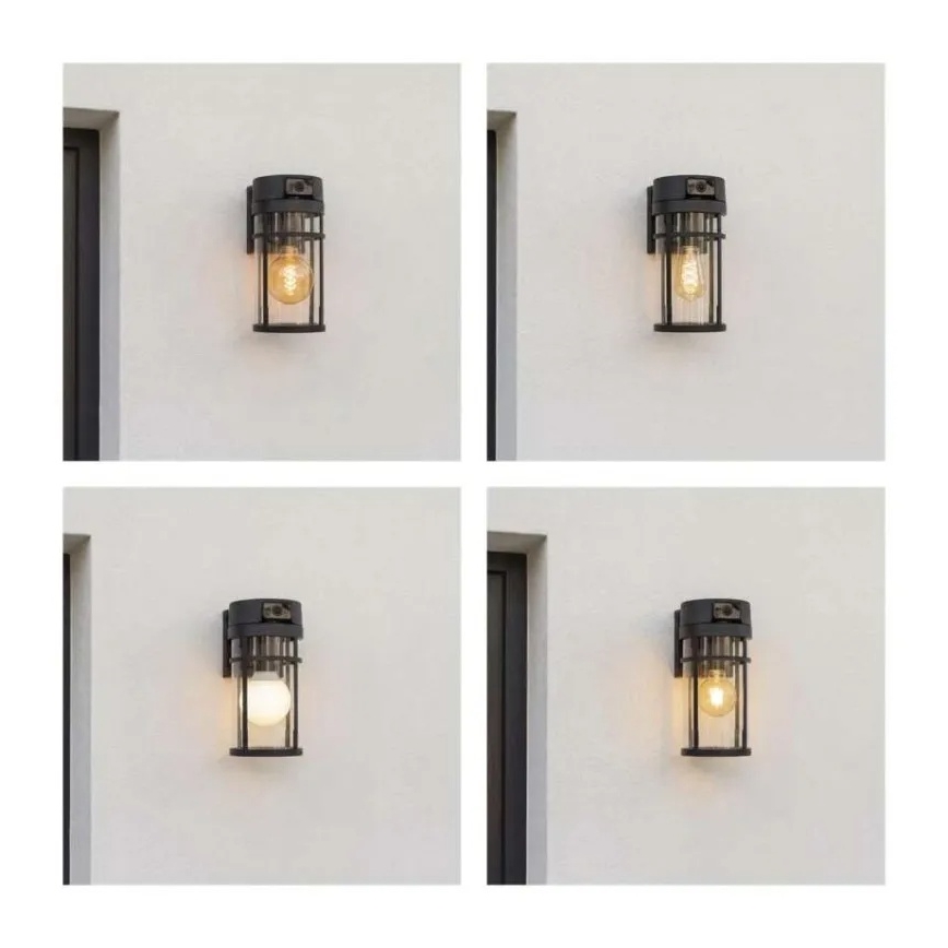 Aplique de pared exterior con cámara GOSMART 1xE27/15W/230V Wi-Fi IP44