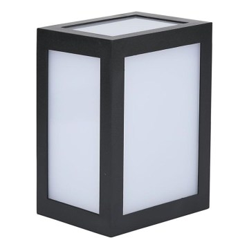 Aplique de pared exterior LED/12W/230V 4000K IP65 negro