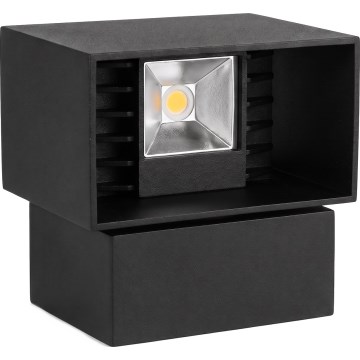 Aplique de pared exterior LED/6W/230V IP54 negro
