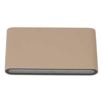 Aplique de pared exterior LED ARWENA M LED/12W/230V IP54 beige