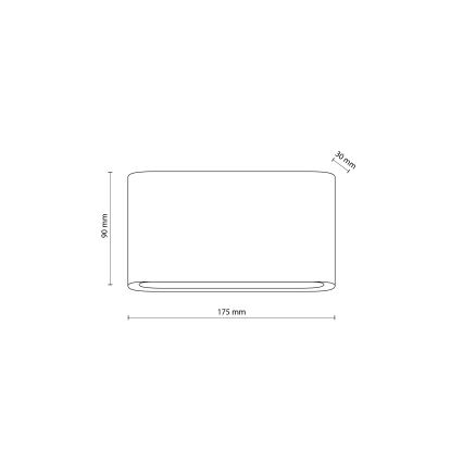 Aplique de pared exterior LED ARWENA M LED/12W/230V IP54 beige