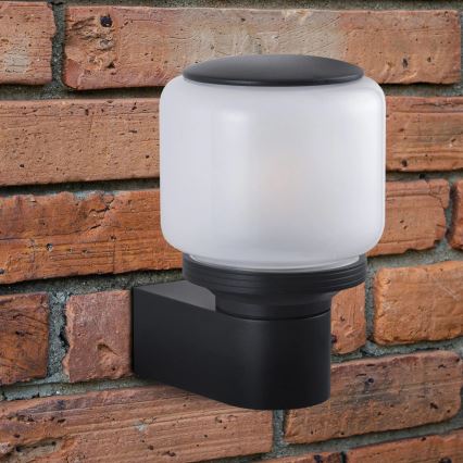 Aplique de pared exterior MADRID 1xE27/12W/230V IP44 negro