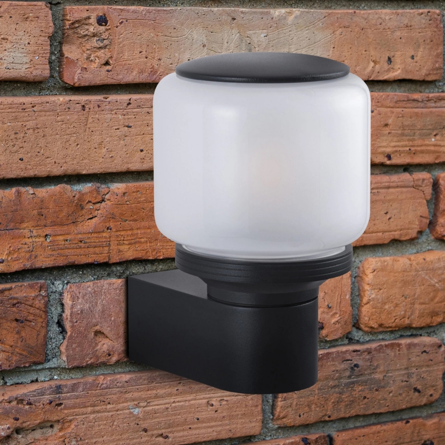 Aplique de pared exterior MADRID 1xE27/12W/230V IP44 negro