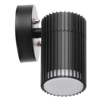 Aplique de pared exterior orientable RADILO 1xGU10/11W/230V IP44 negro