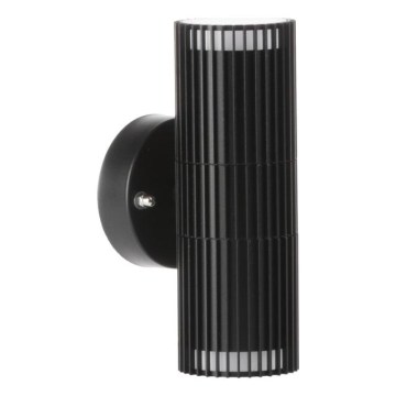 Aplique de pared exterior orientable RADILO 2xGU10/11W/230V IP44 negro