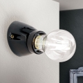 Aplique de pared FROST 1xE27/60W/230V negro