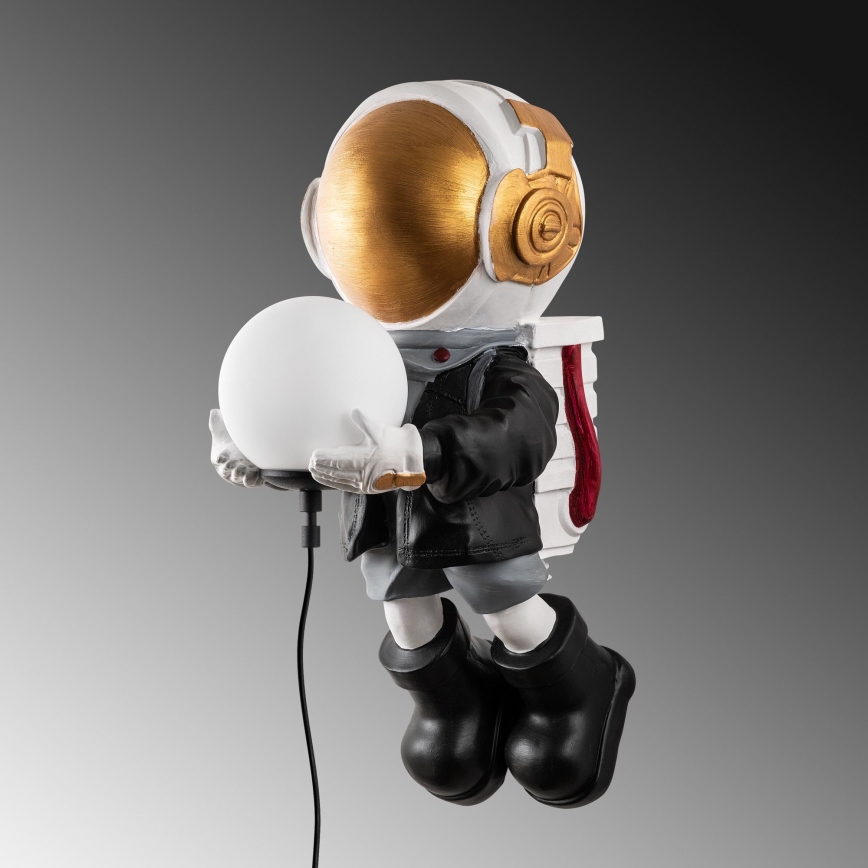 Aplique de pared infantil ASTRONAUT 1xE14/40W/230V, acabado en cobre