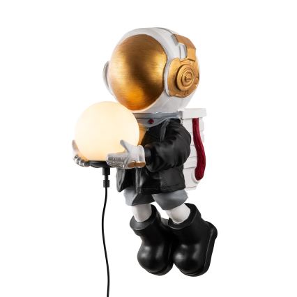 Aplique de pared infantil ASTRONAUT 1xE14/40W/230V, acabado en cobre