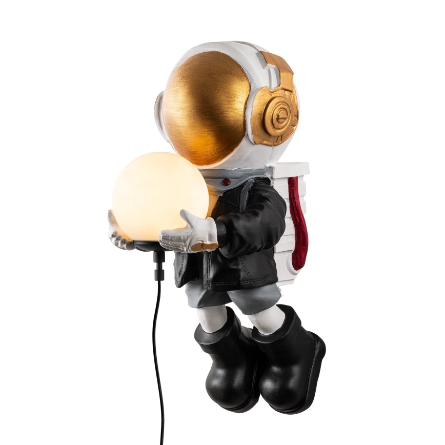 Aplique de pared infantil ASTRONAUT 1xE14/40W/230V, acabado en cobre