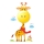 Aplique de pared infantil LED/0,6W/3xAAA