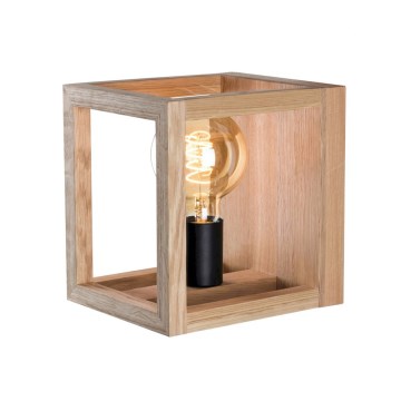 Aplique de pared KAGO 1xE27/40W/230V, roble
