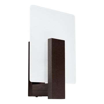 Aplique de pared LAPPO 1xE14/10W/230V wengué