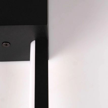 Aplique de pared LED AISHA LED/12W/230V 4000K 80 cm negro