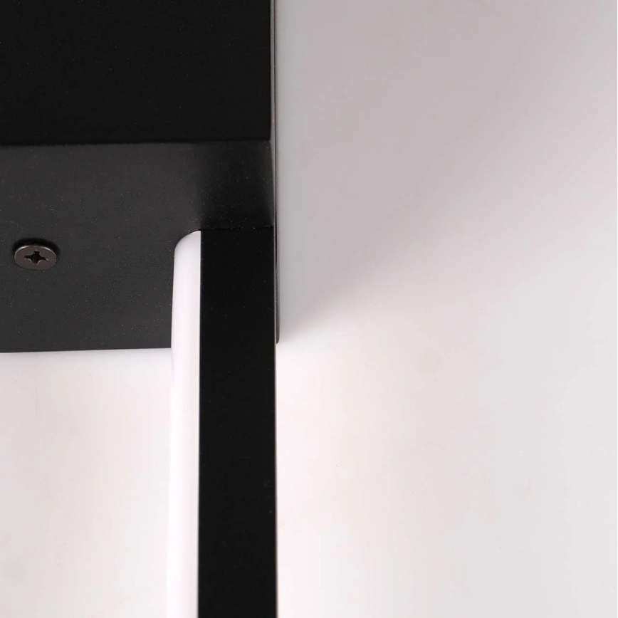 Aplique de pared LED AISHA LED/12W/230V 4000K 80 cm negro
