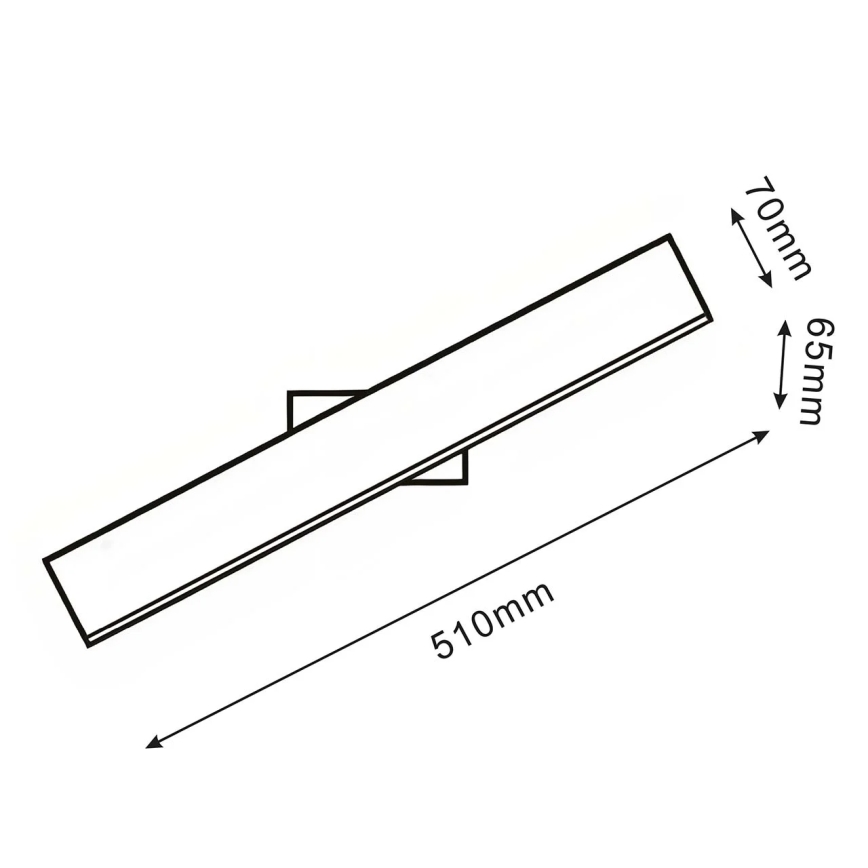 Aplique de pared LED BERNADETTA LED/10W/230V 4000K blanco