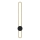 Aplique de pared LED FLORENTYNA LED/24W/230V 4000K dorado/negro