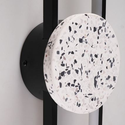 Aplique de pared LED FLORENTYNA LED/24W/230V 4000K negro/blanco