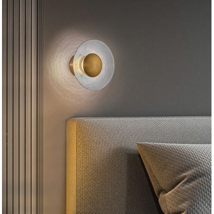 Aplique de pared LED GLAMOUR LED/9W/230V dorado
