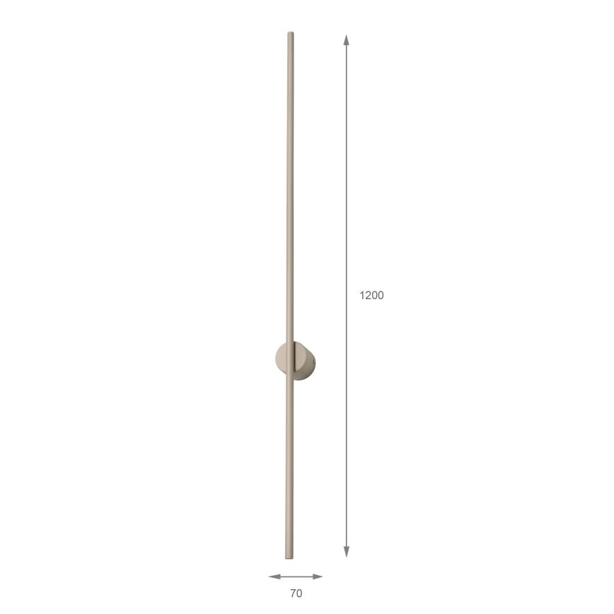 Aplique de pared LED LANA LED/12W/230V 4000K beige