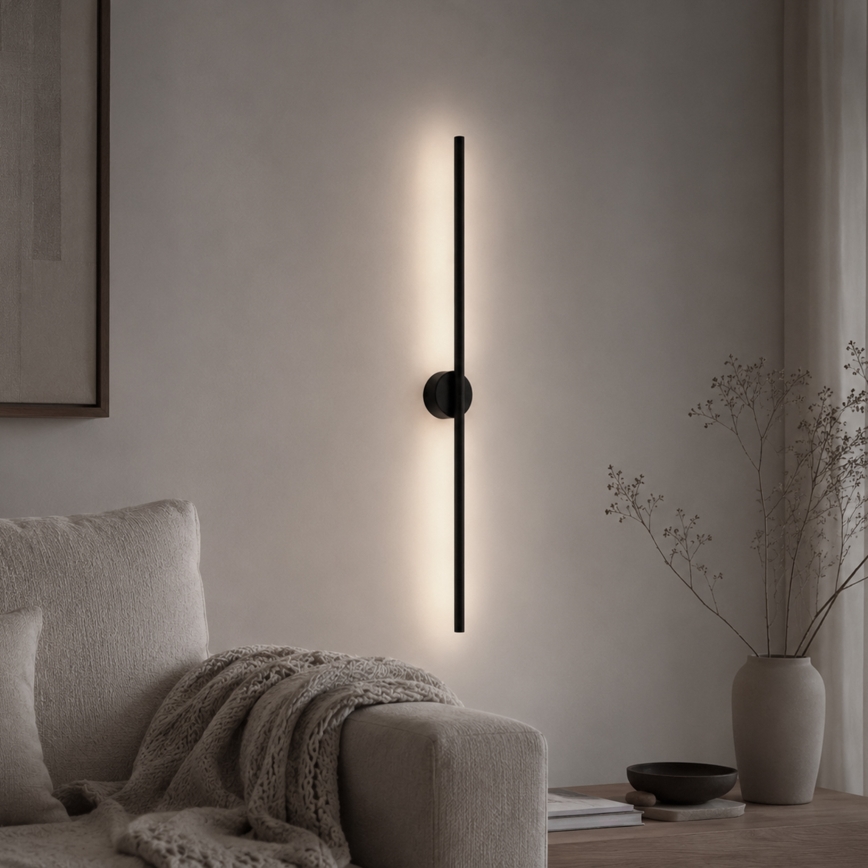 Aplique de pared LED LANA LED/7W/230V 4000K, negro
