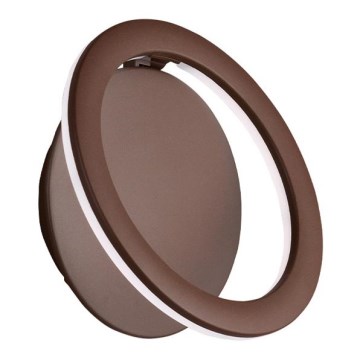 Aplique de pared LED PALERMO LED/16W/230V marrón