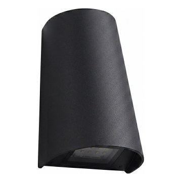 Aplique de pared LED para exterior, 11 W/230 V, IP65, negro