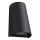 Aplique de pared LED para exterior, 11 W/230 V, IP65, negro