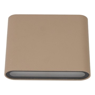 Aplique de pared LED para exterior ARWENA S, 6 W, 230 V, IP54, beige