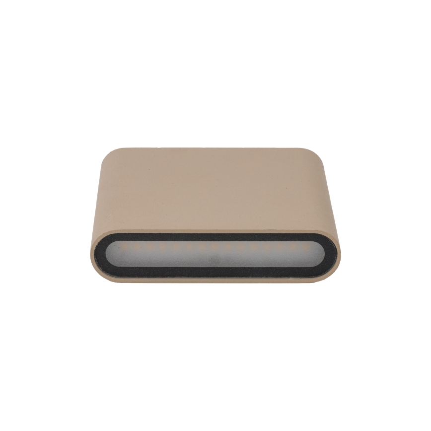 Aplique de pared LED para exterior ARWENA S, 6 W, 230 V, IP54, beige