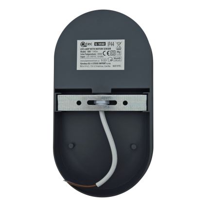 Aplique de pared LED para exterior con sensor de movimiento, 18 W, 230 V, IP44, antracita