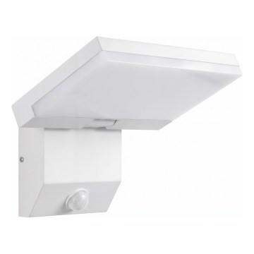 Aplique de pared LED para exterior con sensor de movimiento LED/18W/230V IP44 blanco