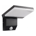Aplique de pared LED para exterior con sensor de movimiento LED/18W/230V IP44 negro