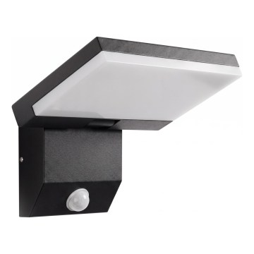 Aplique de pared LED para exterior con sensor de movimiento LED/18W/230V IP44 negro
